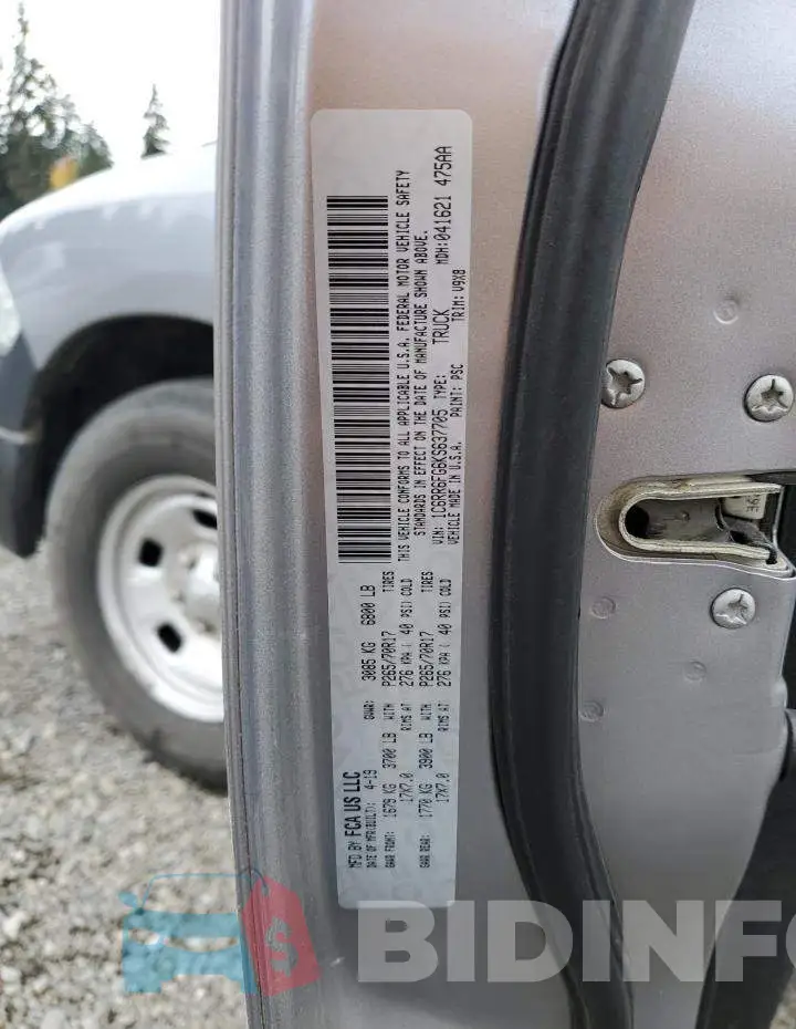1C6RR6FG6KS637705 Photo# 12