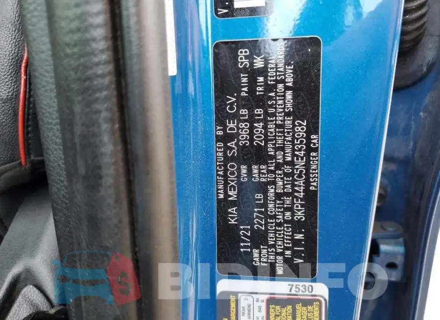 3KPF44AC5NE435982 Photo# 12