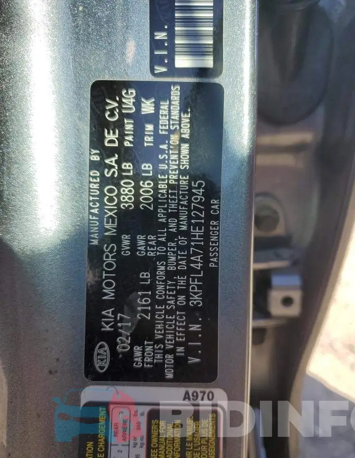 3KPFL4A71HE127945 Photo# 14