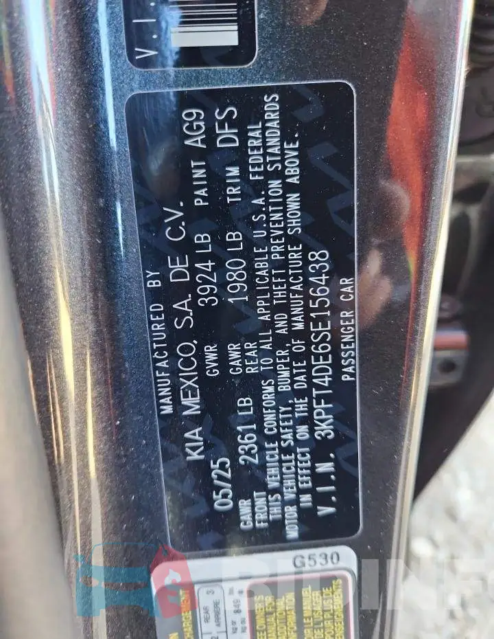 3KPFT4DE6SE156438 Photo# 13