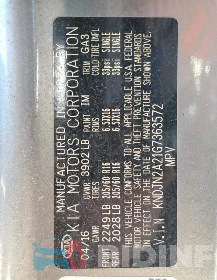 KNDJN2A21G7363572 Photo# 12