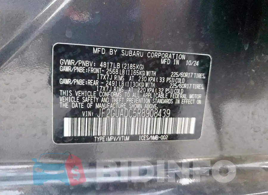 JF2GUADC5R8908439 Photo# 13