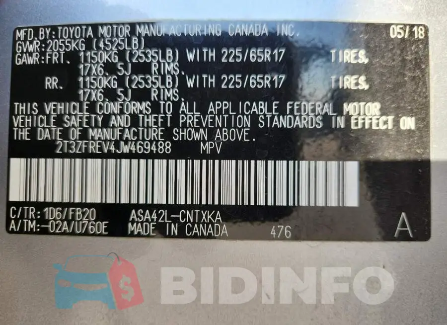 2T3ZFREV4JW469488 Photo# 13