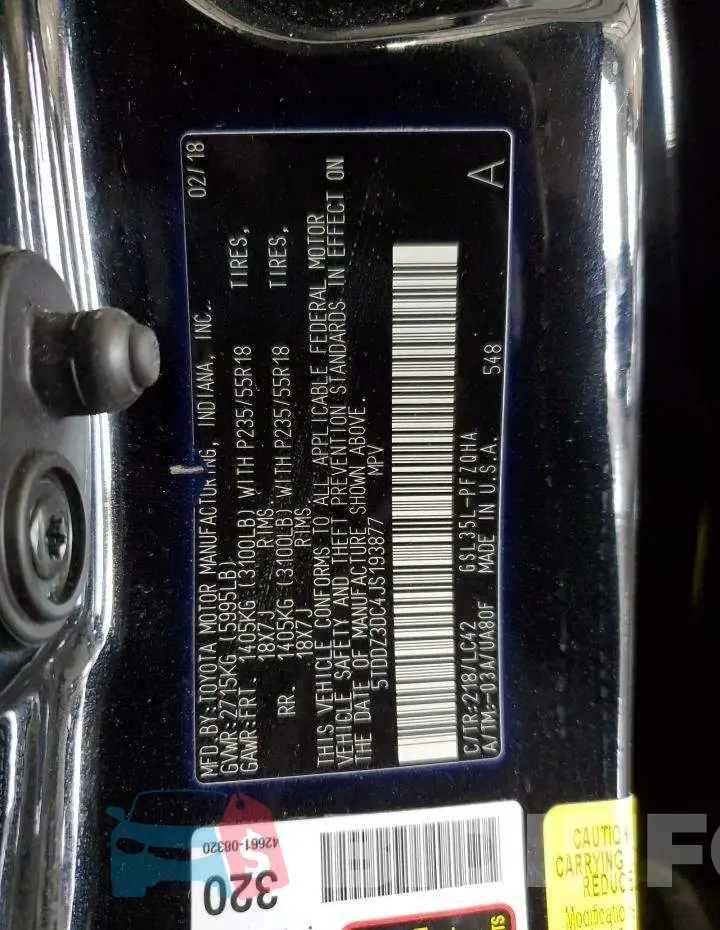 5TDDZ3DC4JS193877 Photo# 13