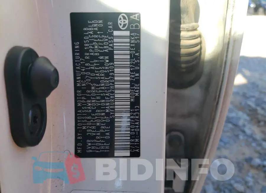 5YFBURHE2HP679109 Photo# 13