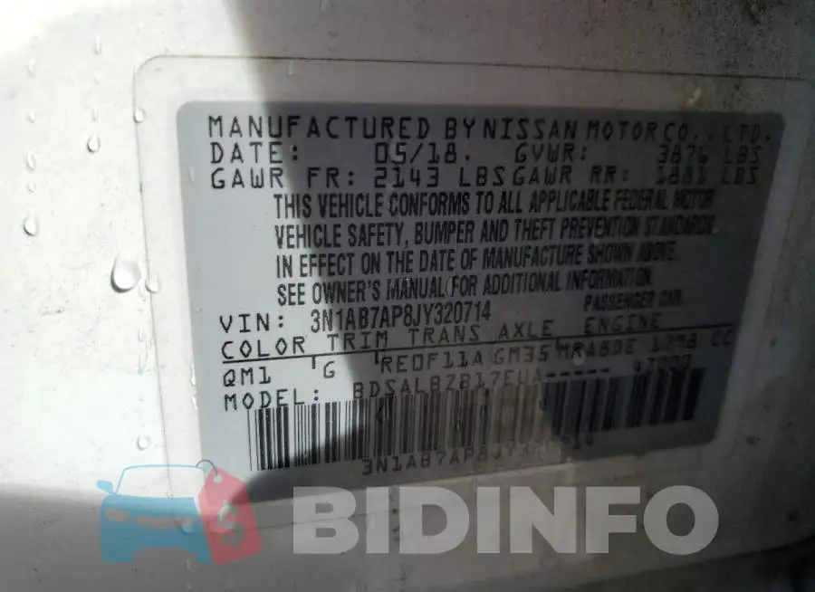 3N1AB7AP8JY320714 Photo# 13