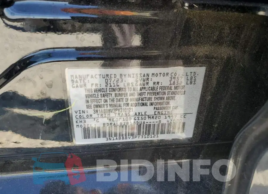 3N1AB8BV3PY310121 Photo# 12