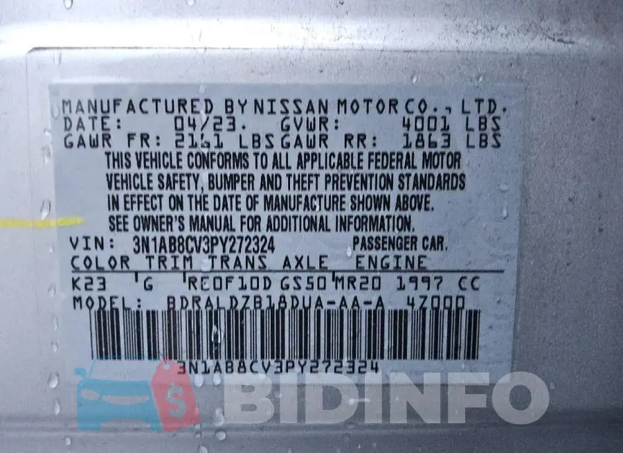 3N1AB8CV3PY272324 Photo# 12