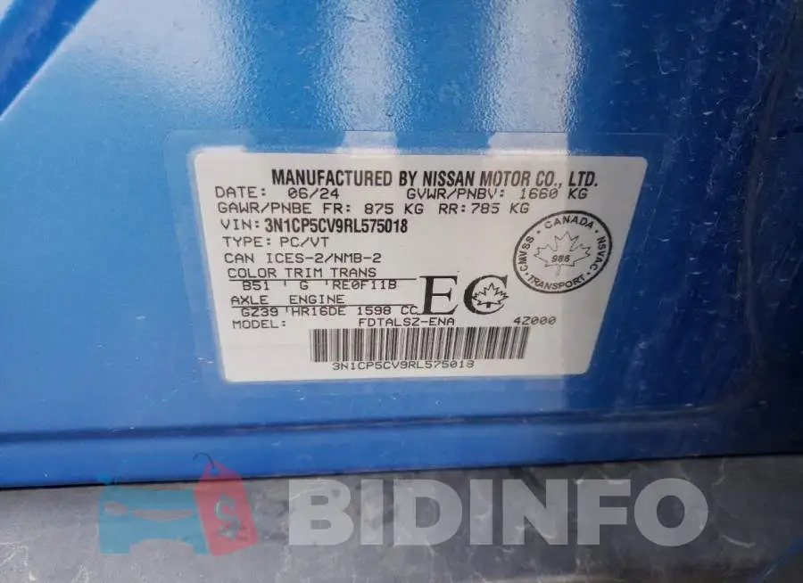 3N1CP5CV9RL575018 Photo# 13