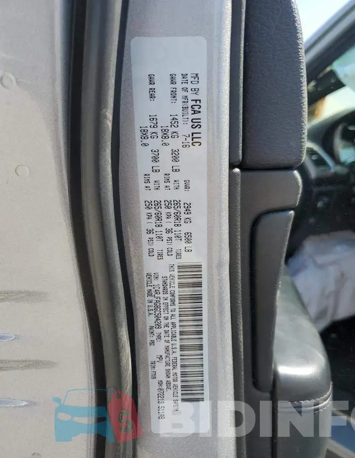 1C4RJFAG8GC504209 Photo# 12