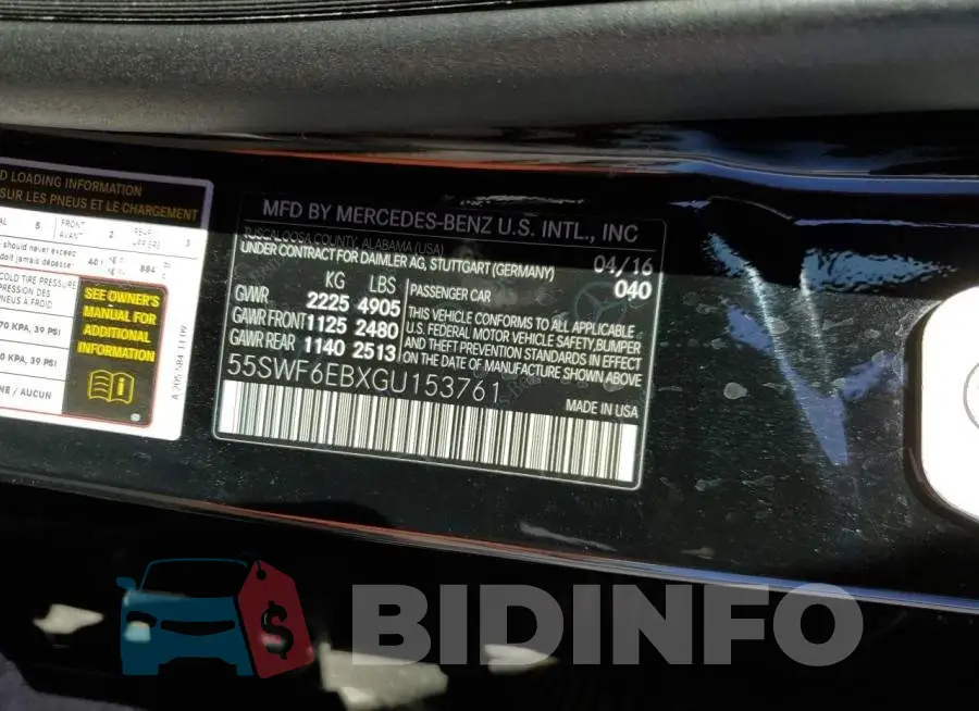55SWF6EBXGU153761 Photo# 12