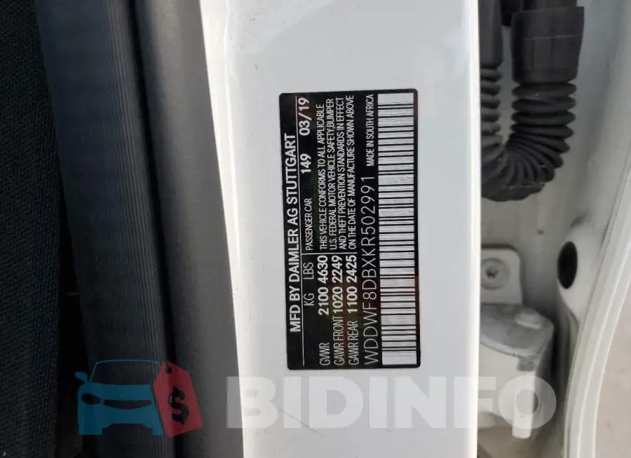 WDDWF8DBXKR502991 Photo# 13
