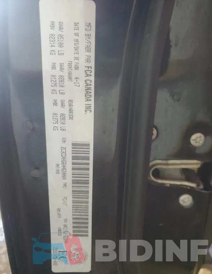 2C3CDXHG6HH620004 Photo# 13