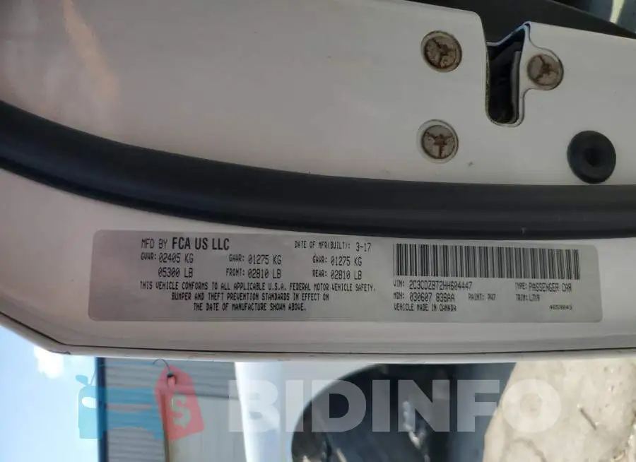 2C3CDZBT2HH604447 Photo# 13