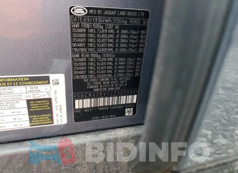 SALRU2RV7L2420684 Photo# 12