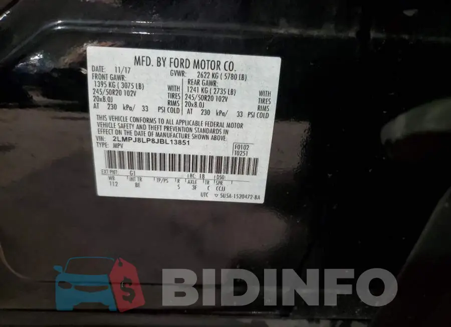 2LMPJ8LP8JBL13851 Photo# 13
