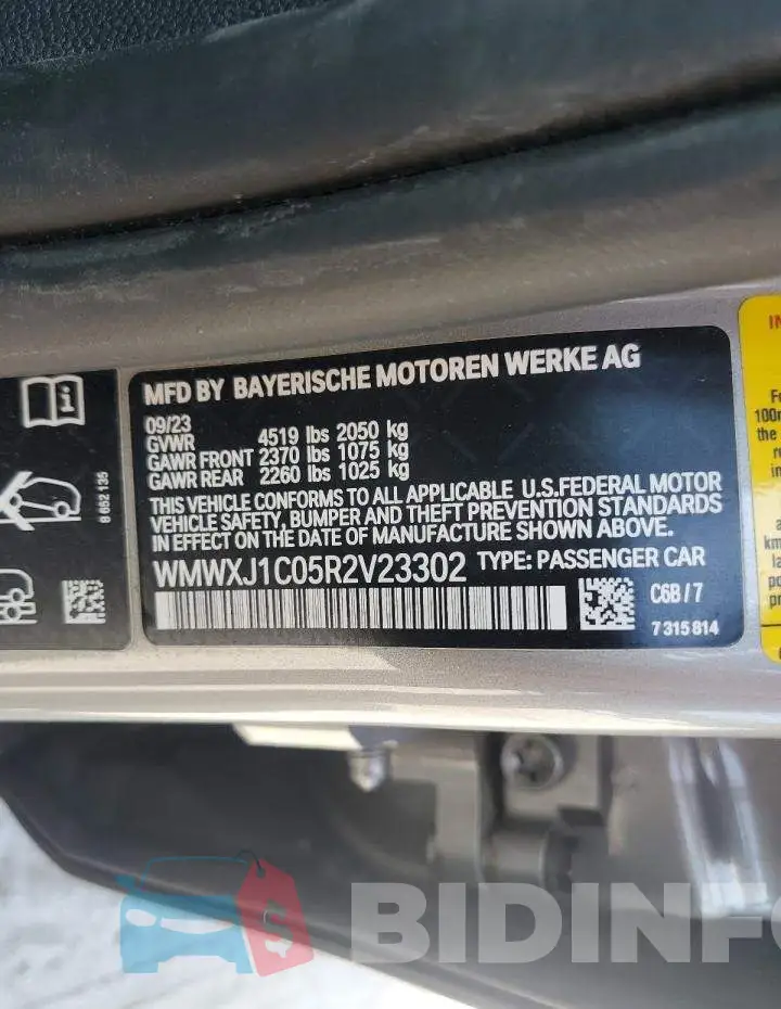 WMWXJ1C05R2V23302 Photo# 13