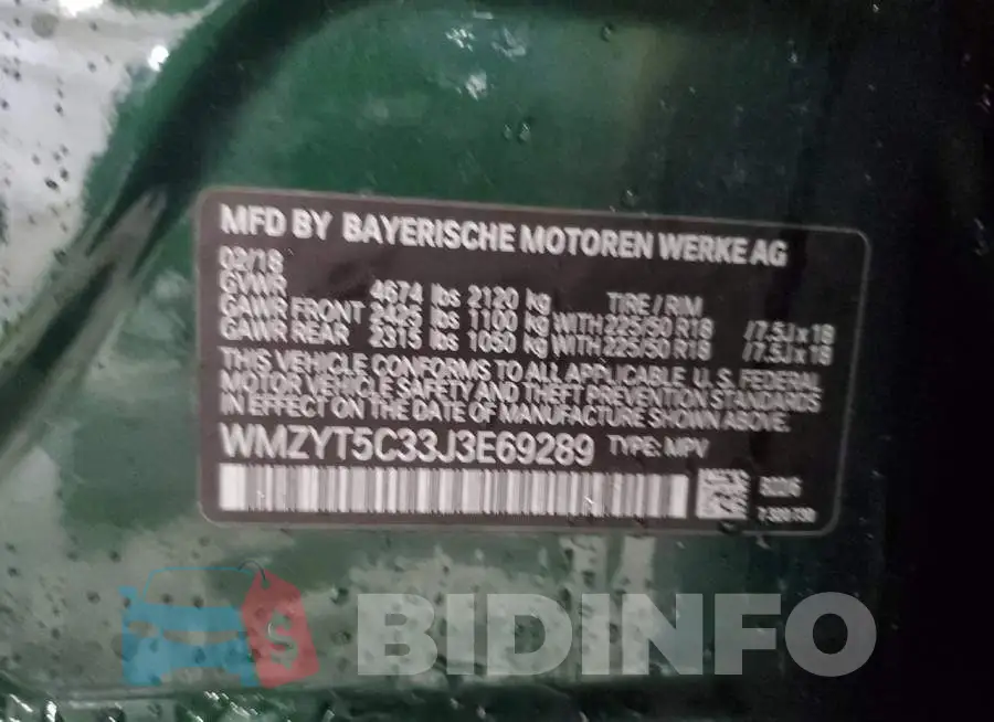 WMZYT5C33J3E69289 Photo# 12