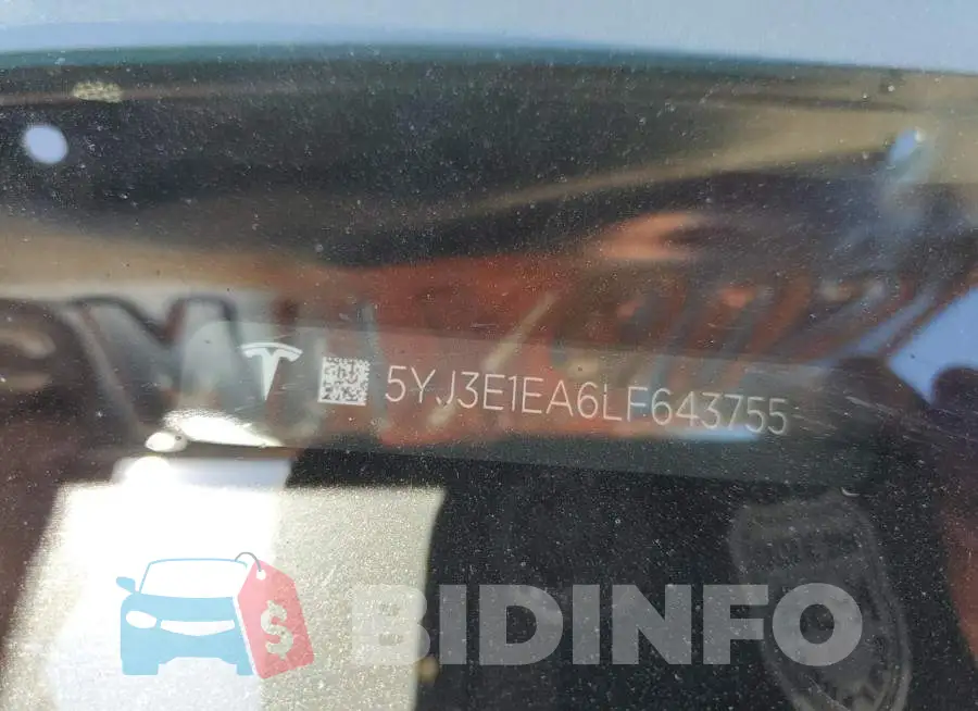 5YJ3E1EA6LF643755 Photo# 12