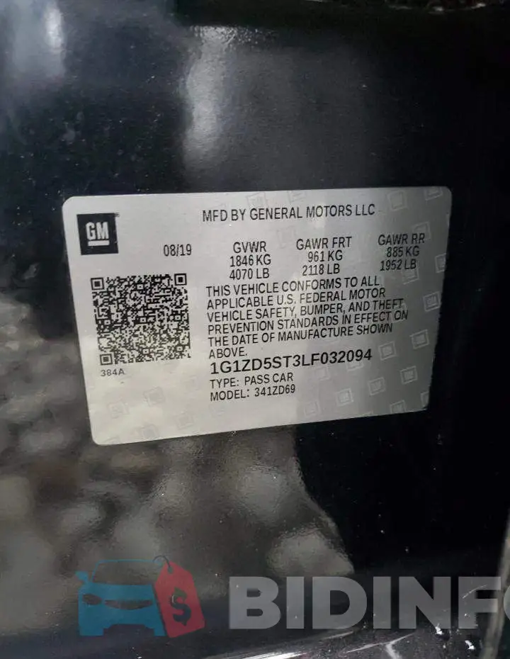 1G1ZD5ST3LF032094 Photo# 12