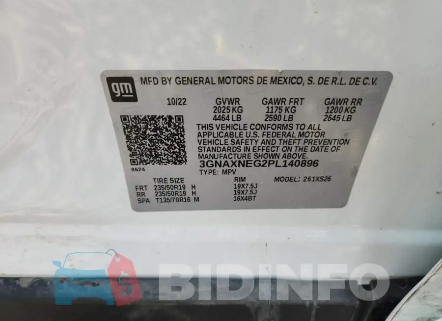 3GNAXNEG2PL140896 Photo# 13