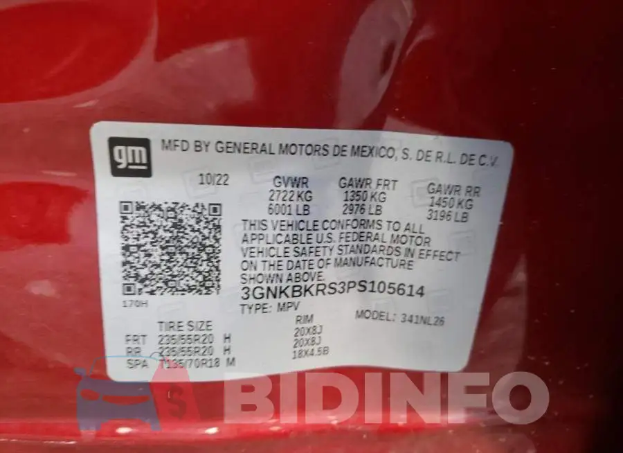 3GNKBKRS3PS105614 Photo# 13