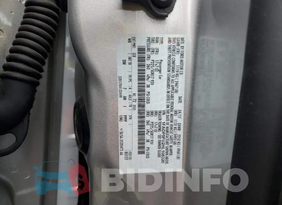 1FADP5FU2HL108320 Photo# 12