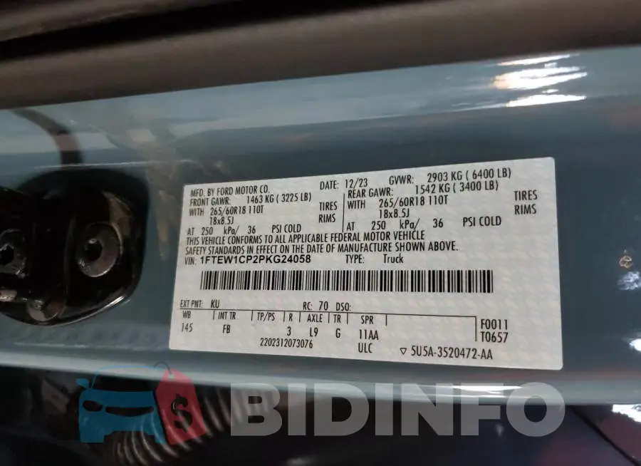1FTEW1CP2PKG24058 Photo# 12