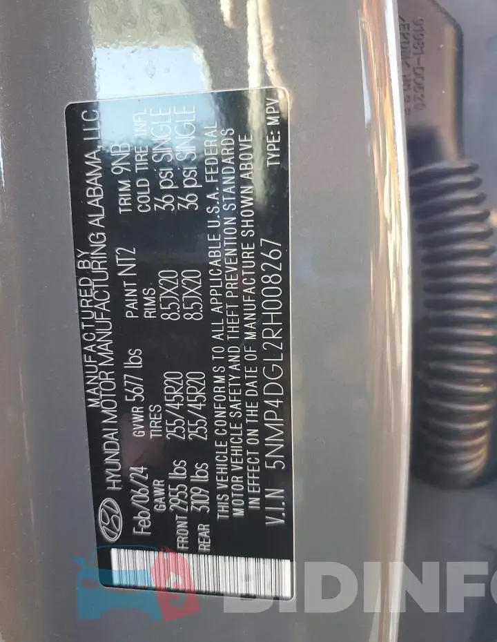 5NMP4DGL2RH008267 Photo# 12
