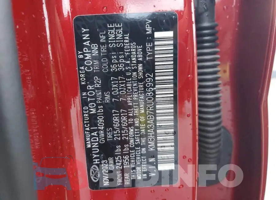 KM8HA3AB7RU086992 Photo# 14