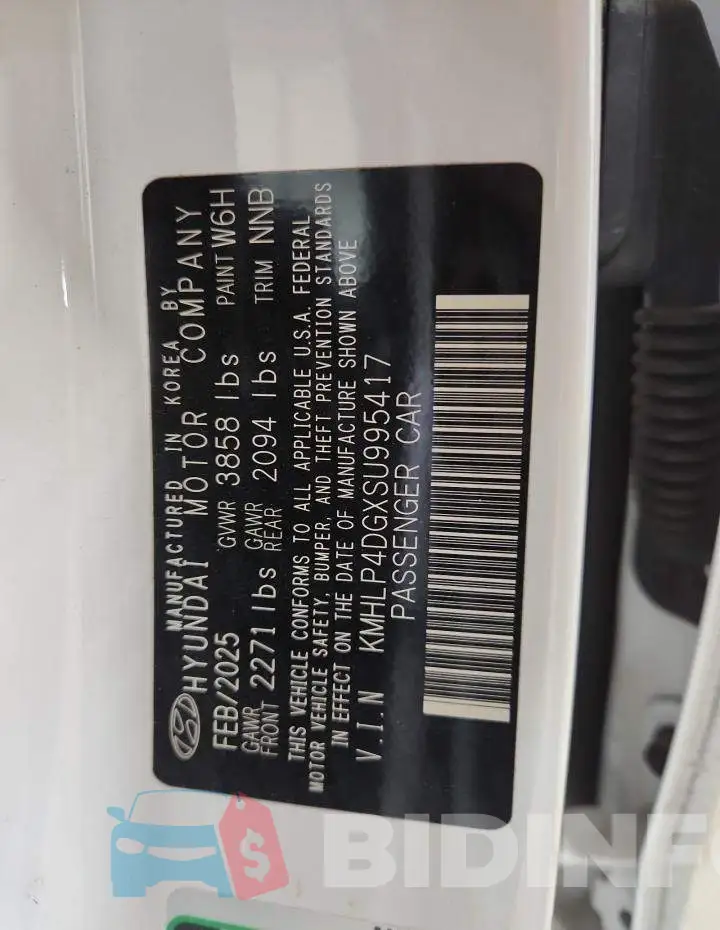 KMHLP4DGXSU995417 Photo# 12