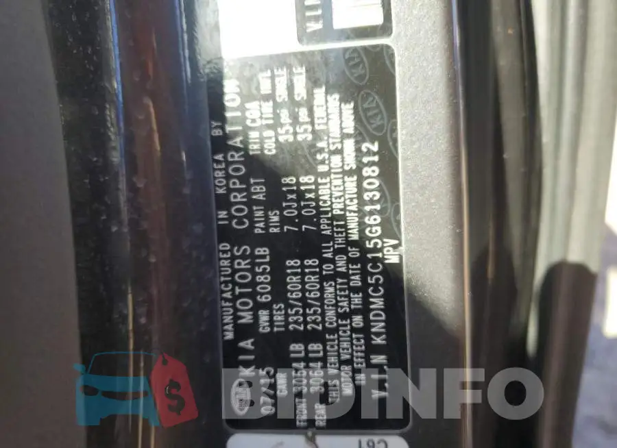 KNDMC5C15G6130812 Photo# 14