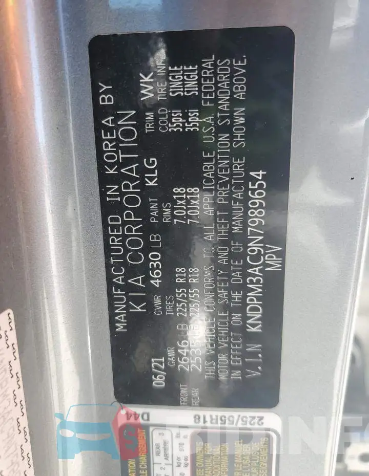 KNDPM3AC9N7989654 Photo# 13