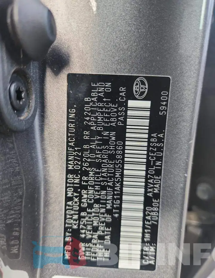4T1G11AK5MU558860 Photo# 12