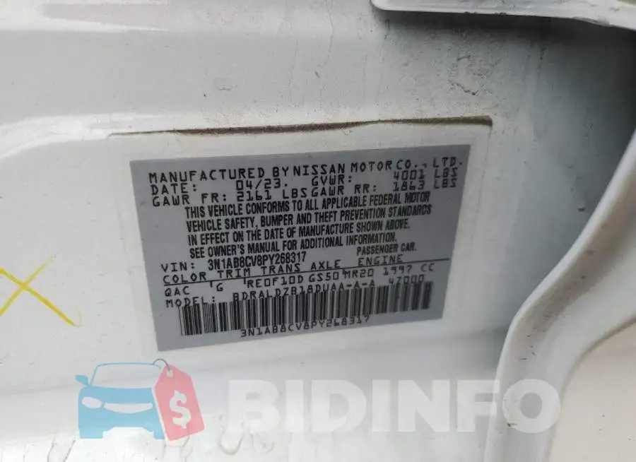 3N1AB8CV8PY268317 Photo# 12