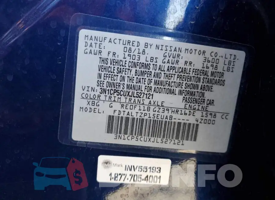 3N1CP5CUXJL527121 Photo# 12