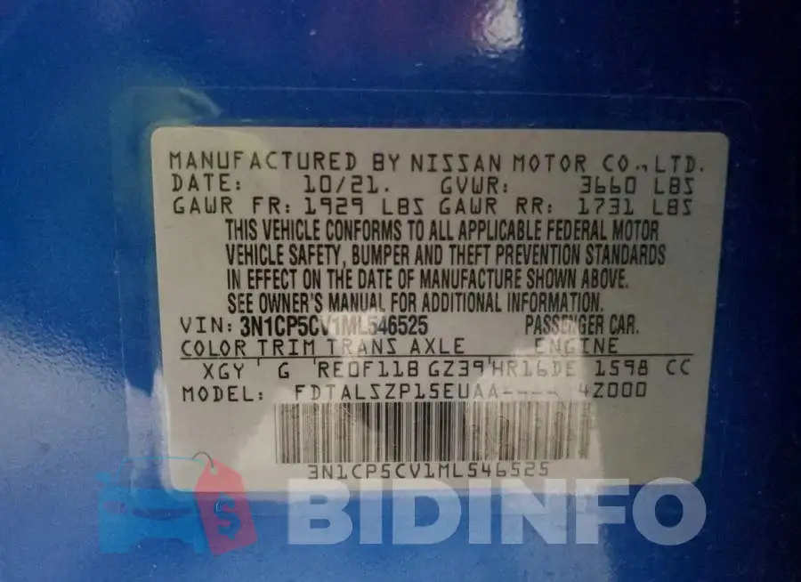 3N1CP5CV1ML546525 Photo# 12