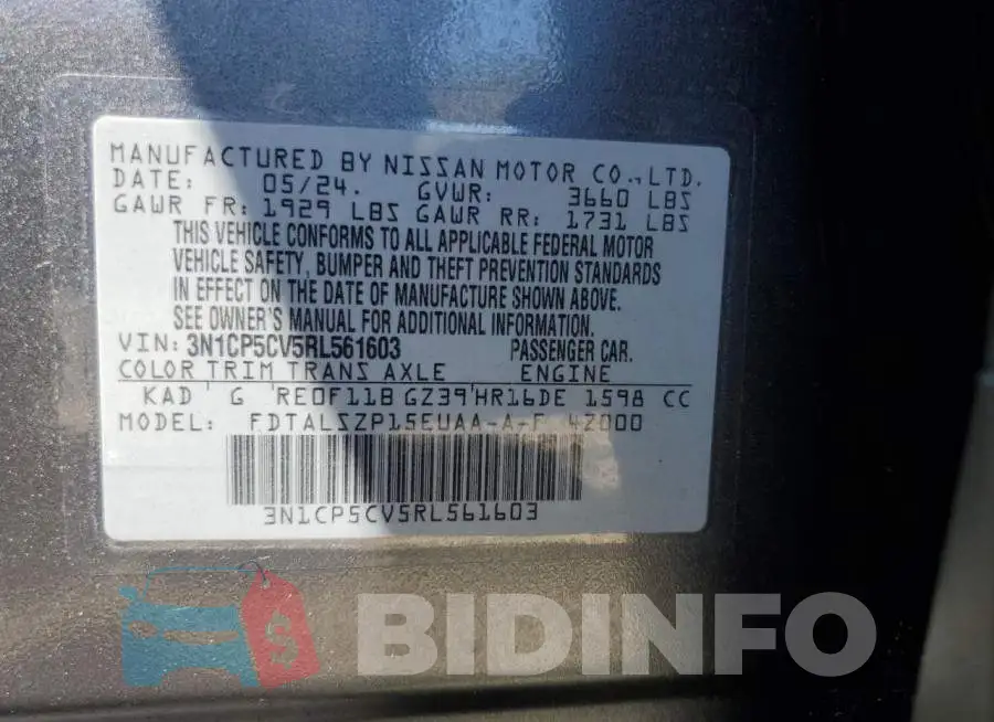3N1CP5CV5RL561603 Photo# 13