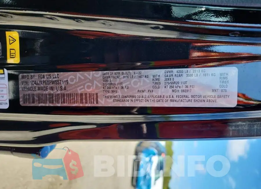 1C4JJXP68PW557119 Photo# 13