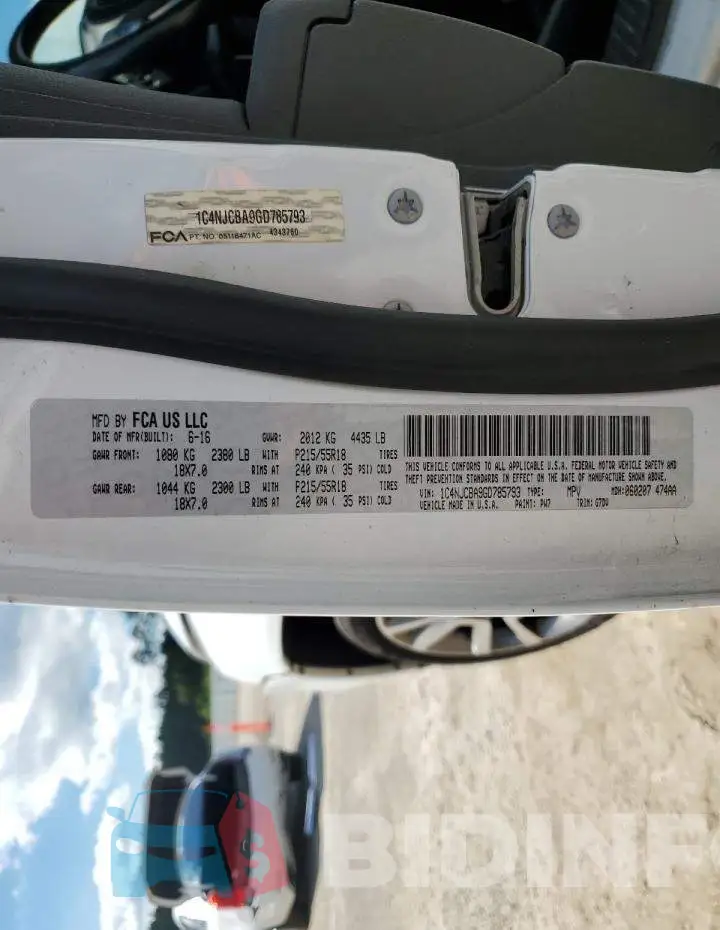 1C4NJCBA9GD785793 Photo# 13