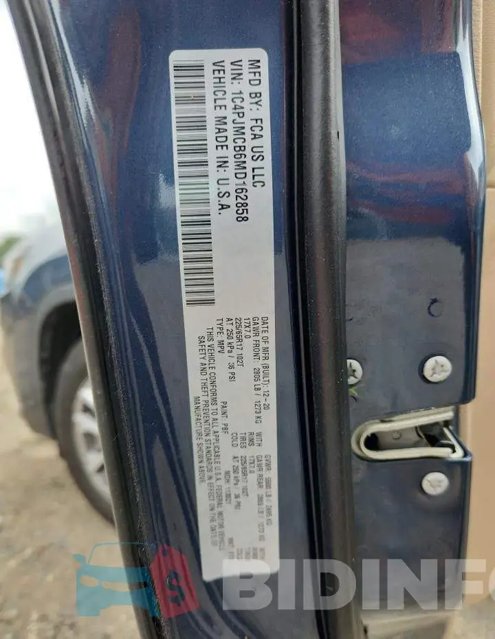 1C4PJMCB6MD162858 Photo# 13