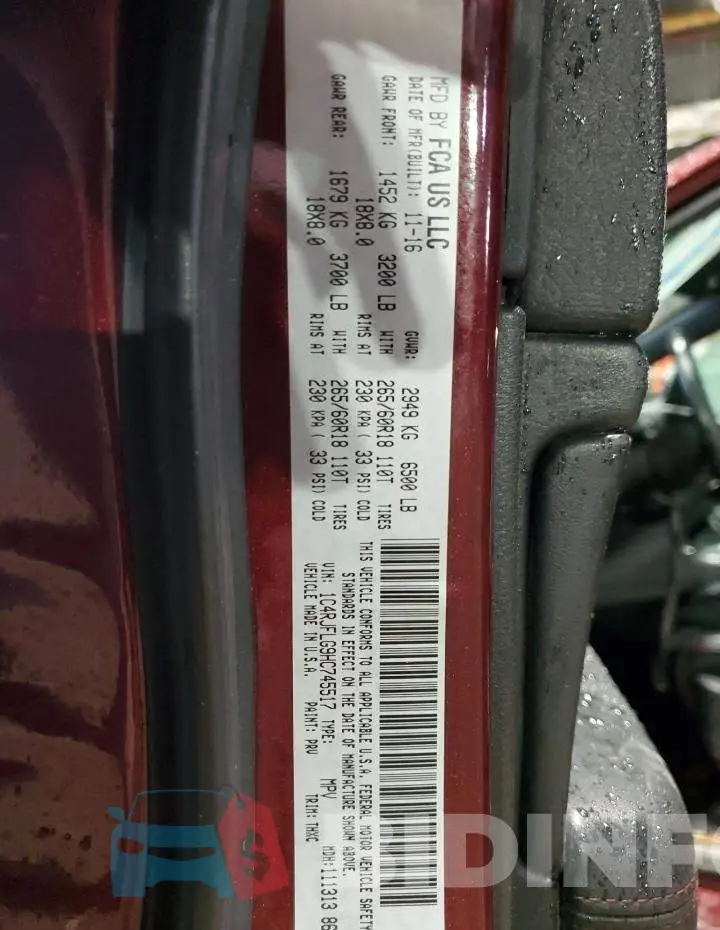 1C4RJFLG9HC745517 Photo# 13