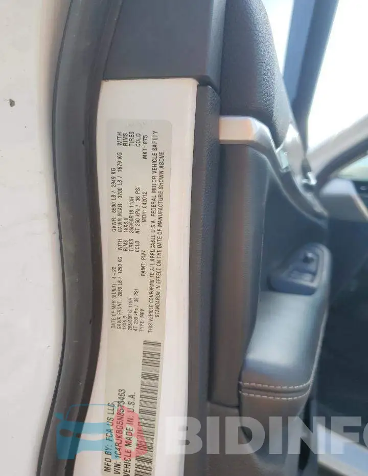 1C4RJKBG5N8573463 Photo# 13