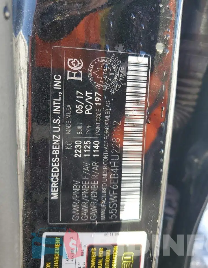 55SWF6EB4HU228102 Photo# 13