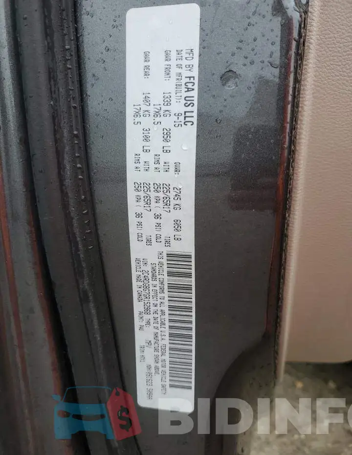 2C4RDGBG7GR152968 Photo# 14