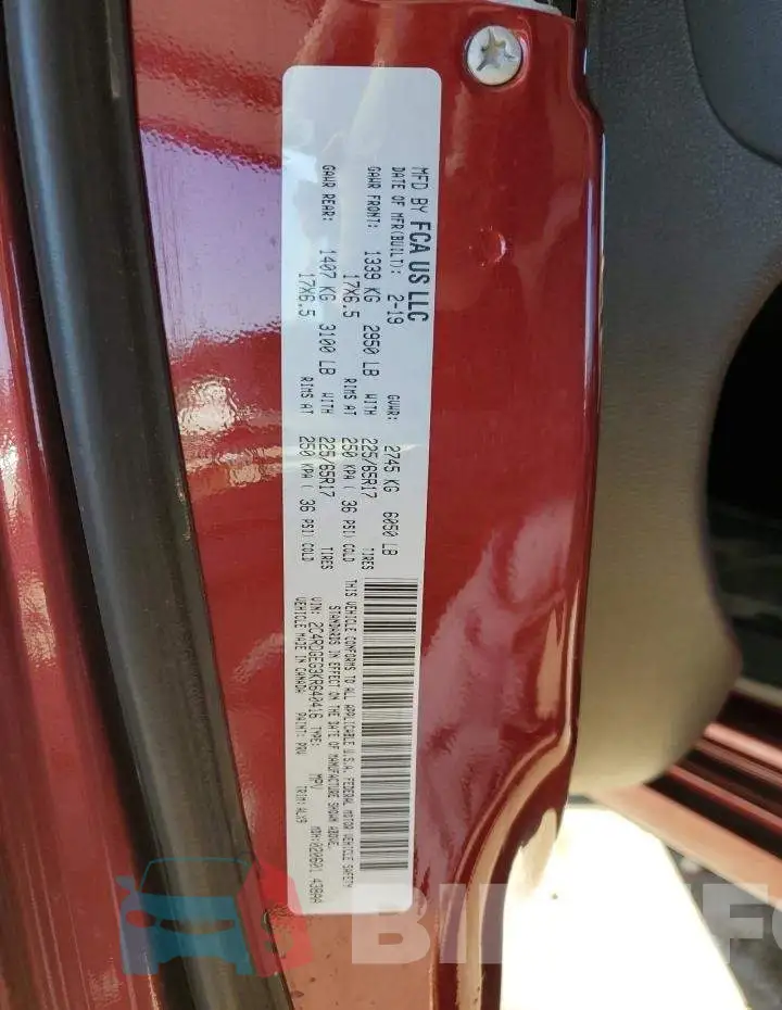2C4RDGEG3KR640416 Photo# 12
