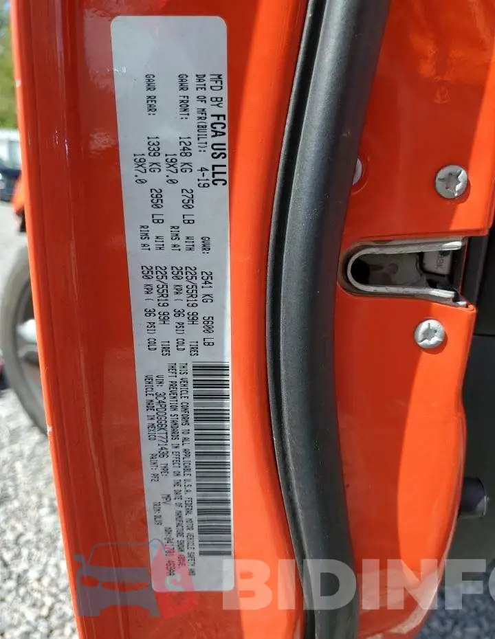 3C4PDDGG6KT771436 Photo# 14