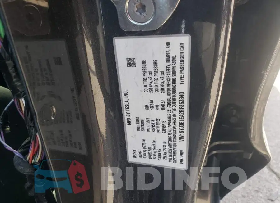 5YJ3E1EA2RF863340 Photo# 12