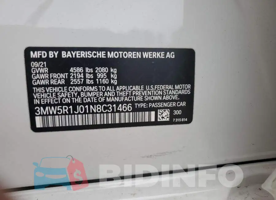 3MW5R1J01N8C31466 Photo# 13