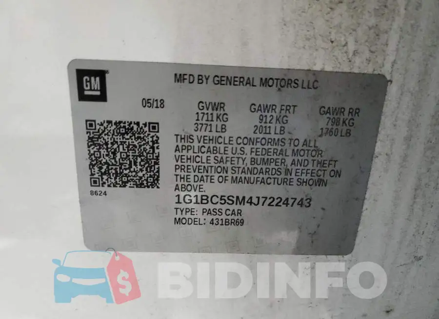1G1BC5SM4J7224743 Photo# 12